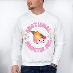 Emotional Dumpster Fire Mental Health Theme Unisex Crewneck T-Shirt Sweatshirt Hoodie