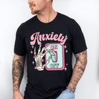 Anxiety Switch Mental Health Theme Unisex Crewneck T-Shirt Sweatshirt Hoodie