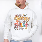 Be The Reason Someone Smiles Mental Health Theme Unisex Crewneck T-Shirt Sweatshirt Hoodie