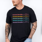 Mental Health Matters Colorful Mental Health Theme Unisex Crewneck T-Shirt Sweatshirt Hoodie