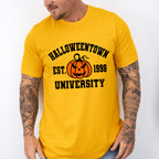Halloweentown University Est.1998 Pumpkin Design - Halloween Unisex Crewneck T-Shirt Sweatshirt Hoodie