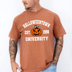 Halloweentown University Est.1998 Pumpkin Design - Halloween Unisex Crewneck T-Shirt Sweatshirt Hoodie