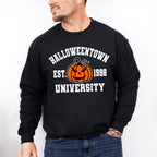 Halloweentown University Est.1998 Pumpkin Design - Halloween Unisex Crewneck T-Shirt Sweatshirt Hoodie