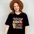100 Days of Coffee and Chaos Theme T-shirt, Hoodie, Sweatshirt