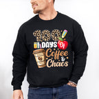 100 Days of Coffee and Chaos Theme T-shirt, Hoodie, Sweatshirt