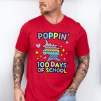 100 Days of School Poppin Theme T-shirt, Hoodie, Sweatshirt