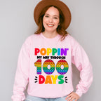 Poppin My Way Through 100 Days Theme T-shirt, Hoodie, Sweatshirt