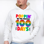 Poppin My Way Through 100 Days Theme T-shirt, Hoodie, Sweatshirt