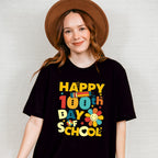 Happy 100 Days Of School Theme T-shirt, Hoodie, Sweatshirt