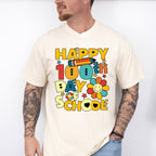 Happy 100 Days Of School Theme T-shirt, Hoodie, Sweatshirt