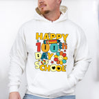 Happy 100 Days Of School Theme T-shirt, Hoodie, Sweatshirt