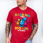 Dabbing Thru 100 Days Of School Theme T-shirt, Hoodie, Sweatshirt