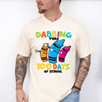 Dabbing Thru 100 Days Of School Theme T-shirt, Hoodie, Sweatshirt