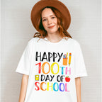 Happy 100th Day of School Theme T-shirt, Hoodie, Sweatshirt