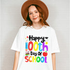 Happy 100 Days of School Theme T-shirt, Hoodie, Sweatshirt