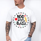 100 Days Of School Theme T-shirt, Hoodie, Sweatshirt