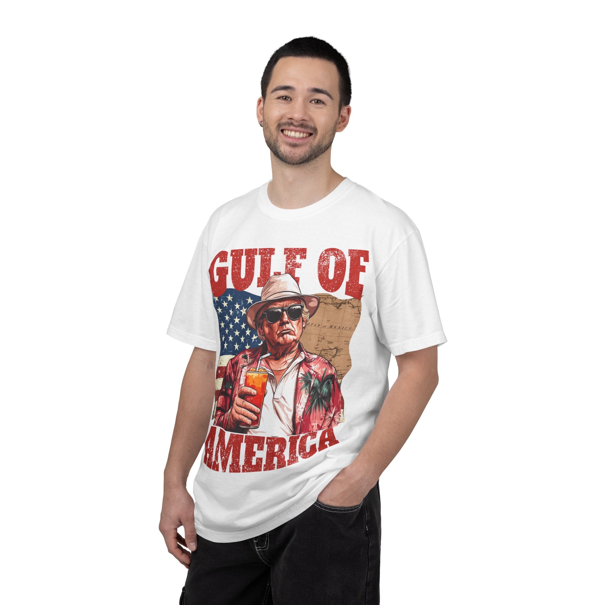 Gulf of America T-Shirt — Vintage Patriotic Beach Vacation Tee