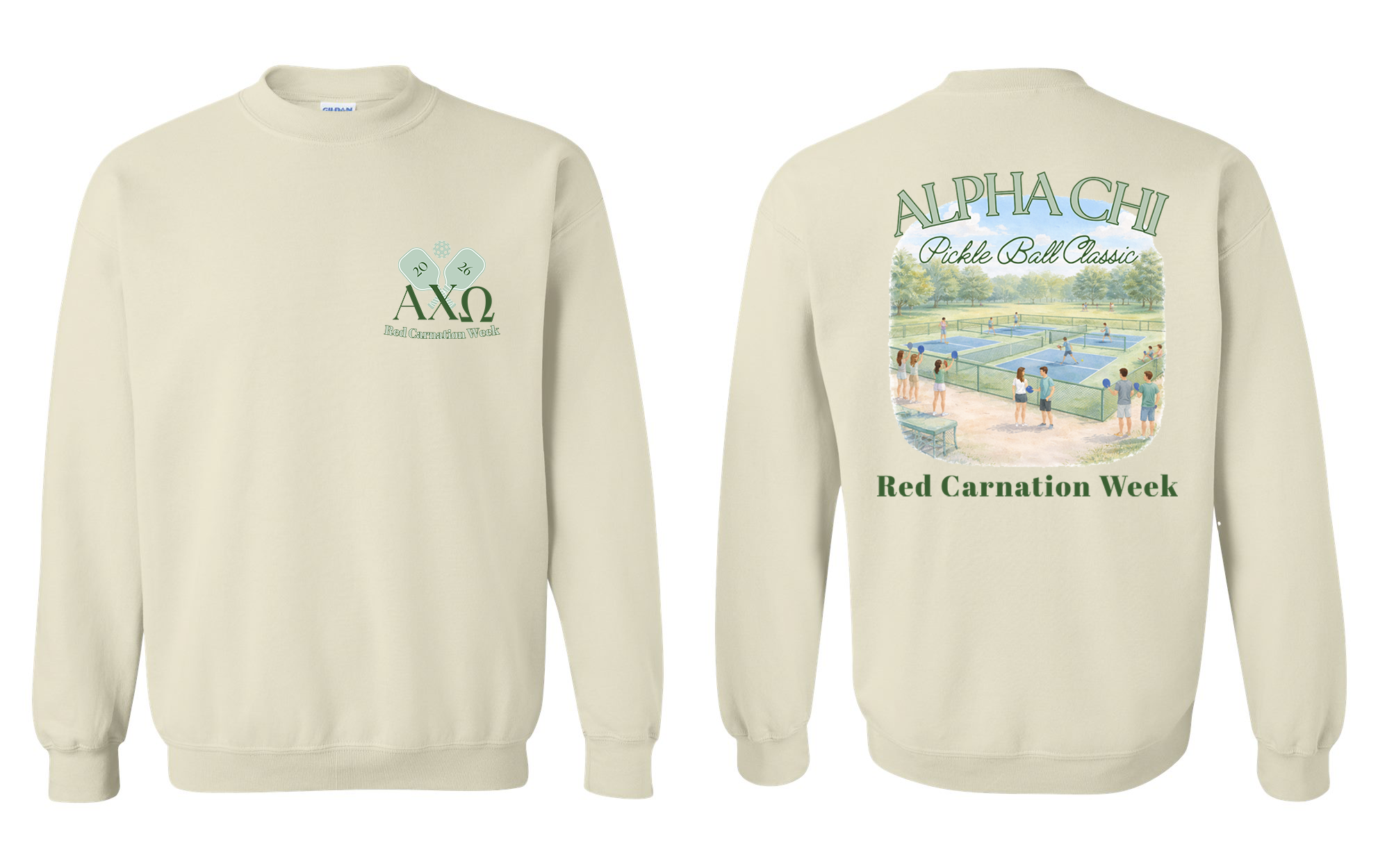 ALPHA CHI - Red Carnation Week - Pickle Ball Classic