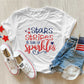 Stripes & Sparkles, 4th of July Theme T-shirt, Hoodie, Sweatshirt