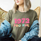 1973 Pro Roe, Girl Power Theme T-shirt, Hoodie, Sweatshirt