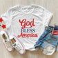 God Bless America , 4th of July Theme T-shirt, Hoodie, Sweatshirt