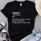 Fem-Uh-Nist, Girl Power Theme T-shirt, Hoodie, Sweatshirt