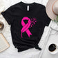 Birds and Ribbon , Cure ,Cancer Theme T-shirt, Hoodie, Sweatshirt