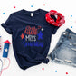 Little Miss America ,4th of July Theme T-shirt, Hoodie, Sweatshirt