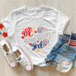 All American Girl, 4th of July Theme T-shirt, Hoodie, Sweatshirt