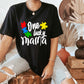 One Lucky Mama, Autism Theme T-shirt, Hoodie, Sweatshirt