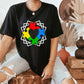 Autism Puzzle Heart, Autism Theme T-shirt, Hoodie, Sweatshirt