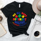 We All Have Different Abilities, Autism Theme T-shirt, Hoodie, Sweatshirt