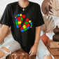 Autism Footprints, Autism Theme T-shirt, Hoodie, Sweatshirt