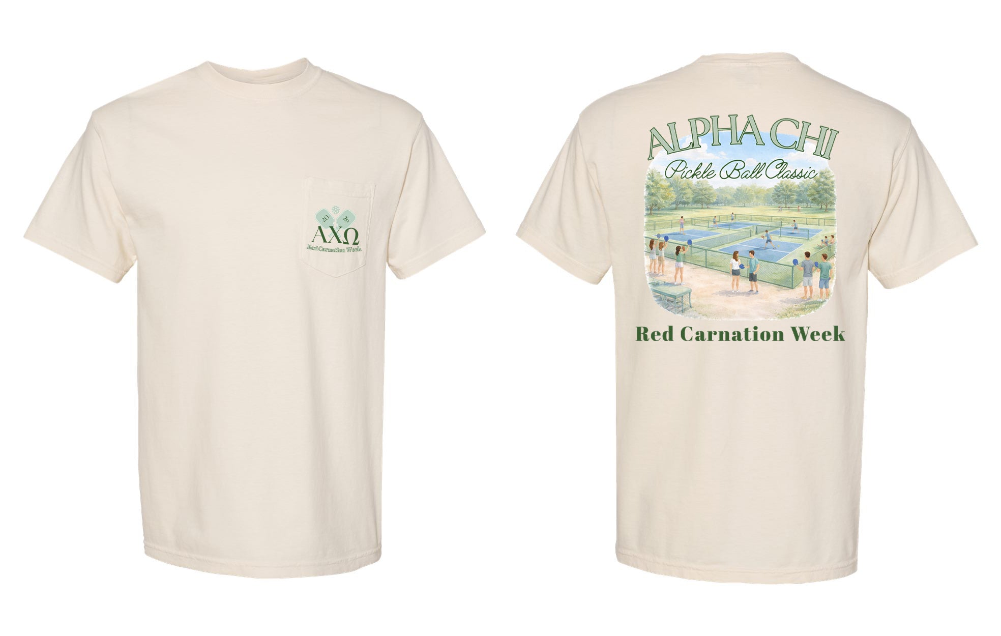 ALPHA CHI - Red Carnation Week - Pickle Ball Classic