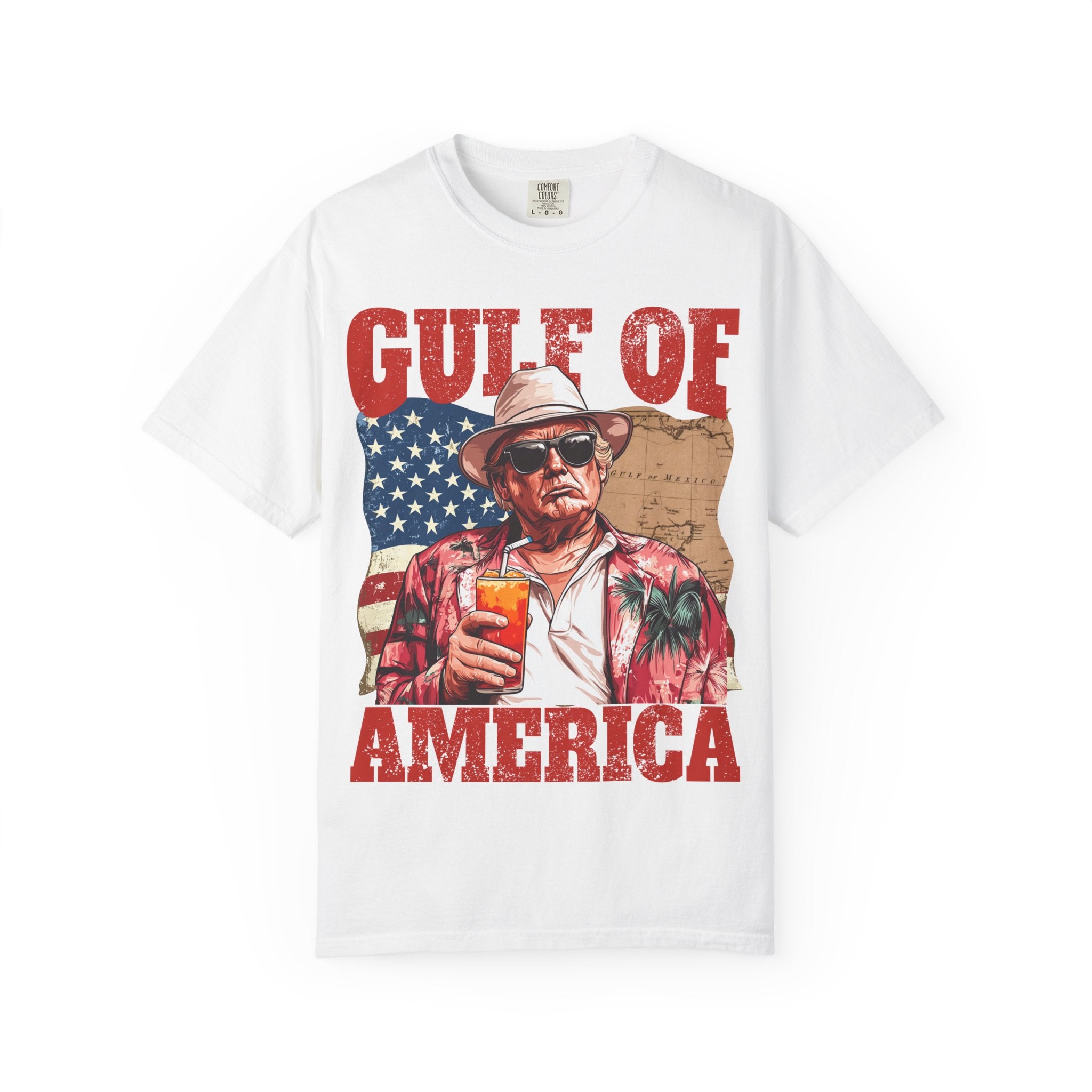 Gulf of America T-Shirt — Vintage Patriotic Beach Vacation Tee