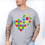 Autism heart pieces, Autism Theme T-shirt, Hoodie, Sweatshirt