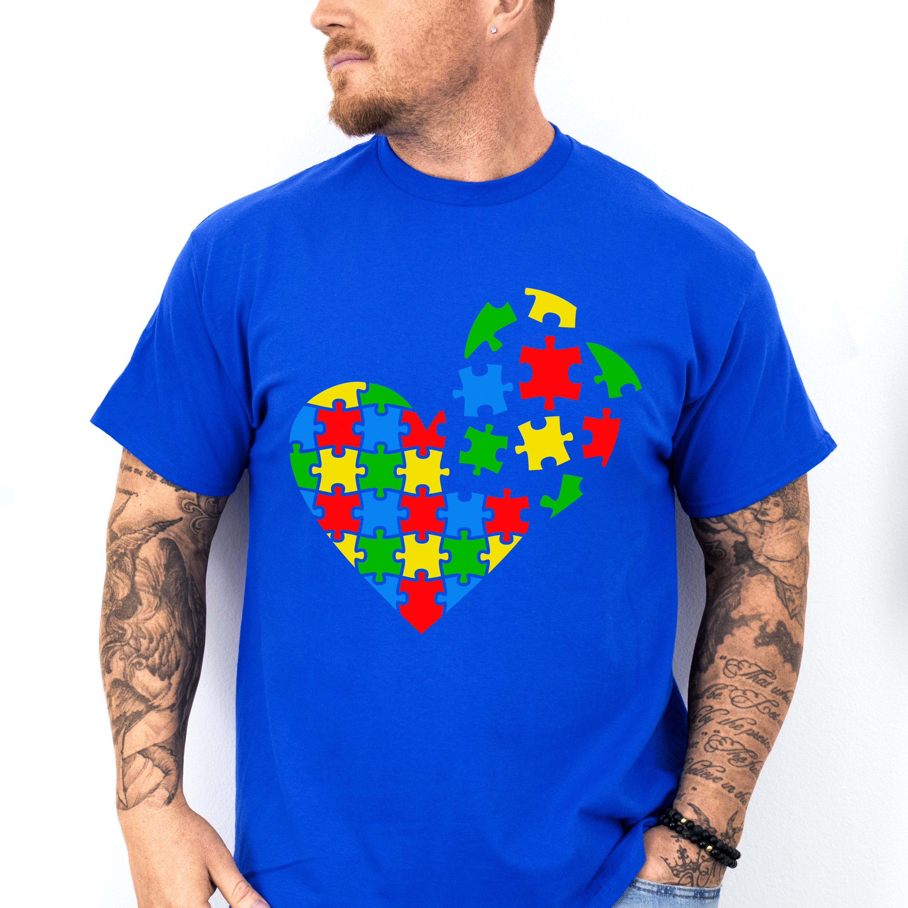 Autism heart pieces, Autism Theme T-shirt, Hoodie, Sweatshirt