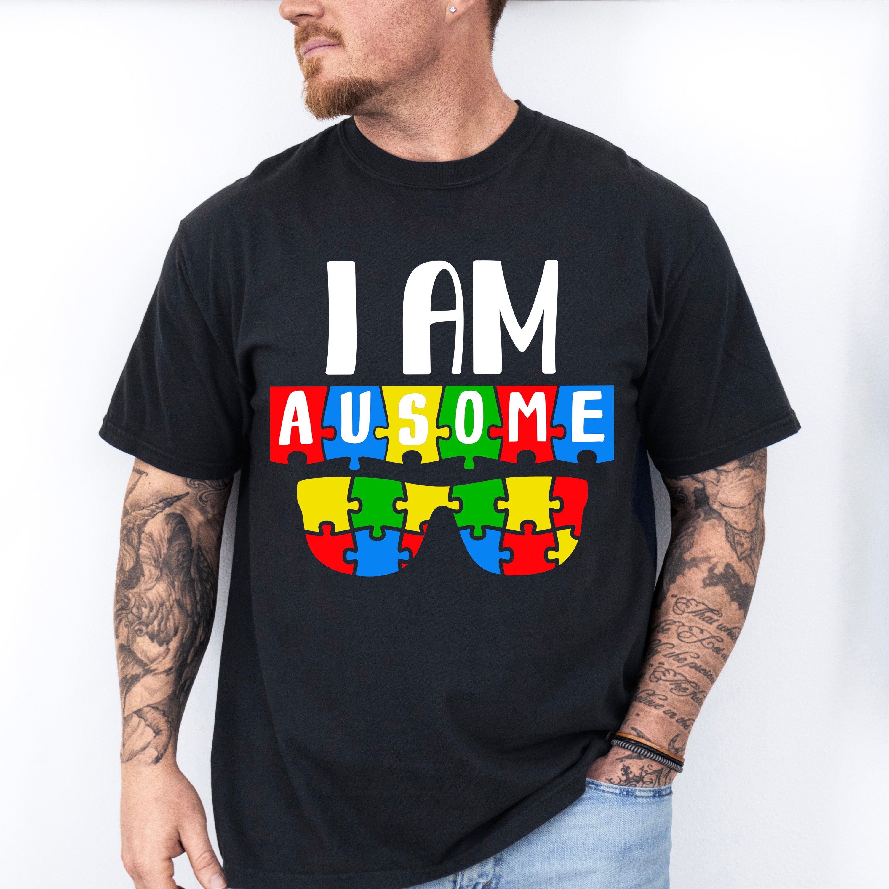 I am Ausome, Autism Theme T-shirt, Hoodie, Sweatshirt
