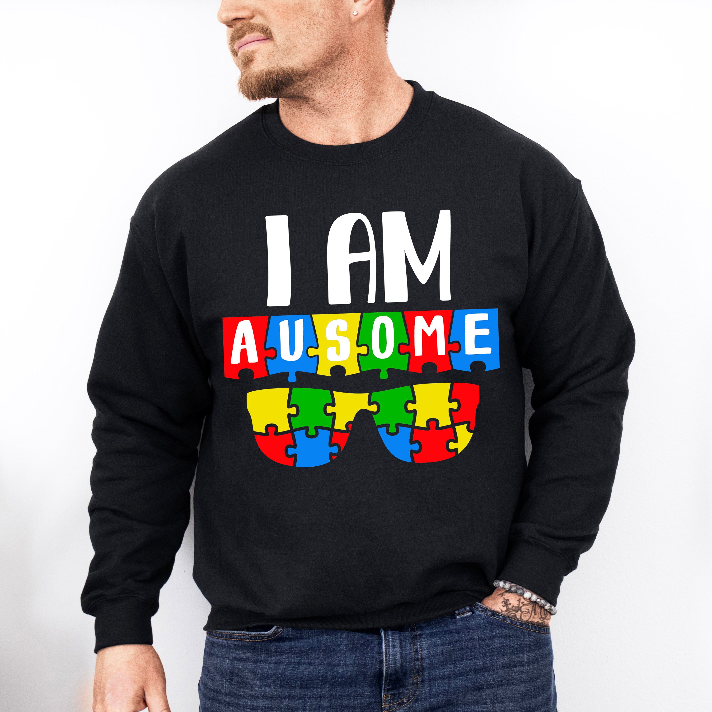 I am Ausome, Autism Theme T-shirt, Hoodie, Sweatshirt