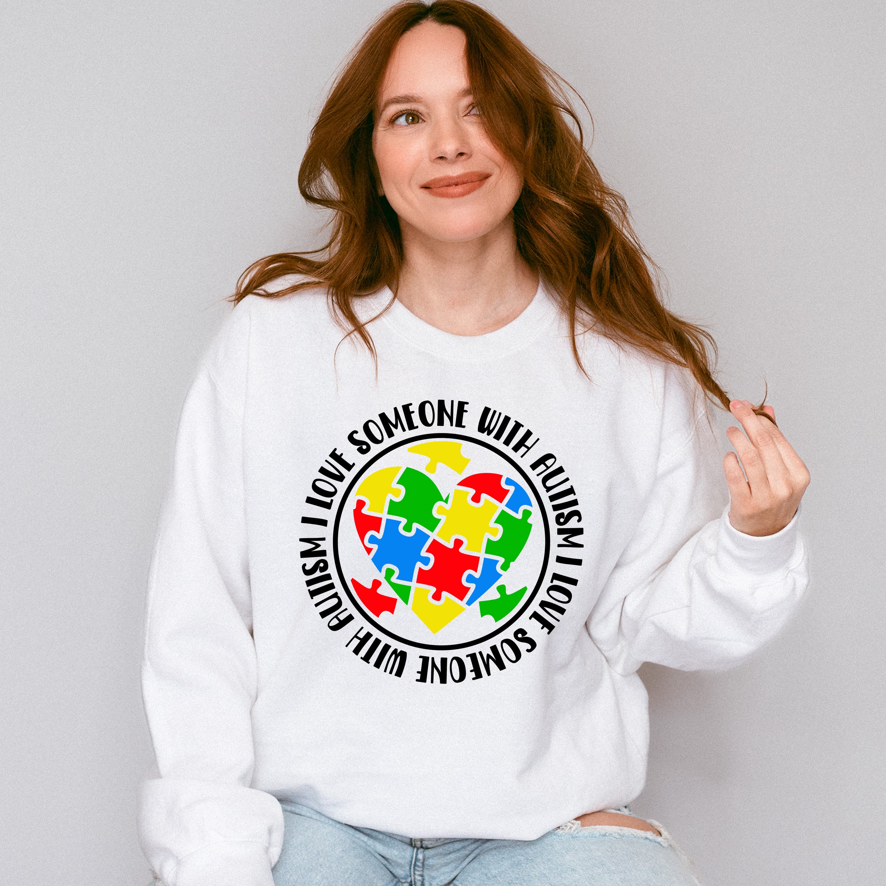 I love someone with Autism, Autism Theme T-shirt, Hoodie, Sweatshirt