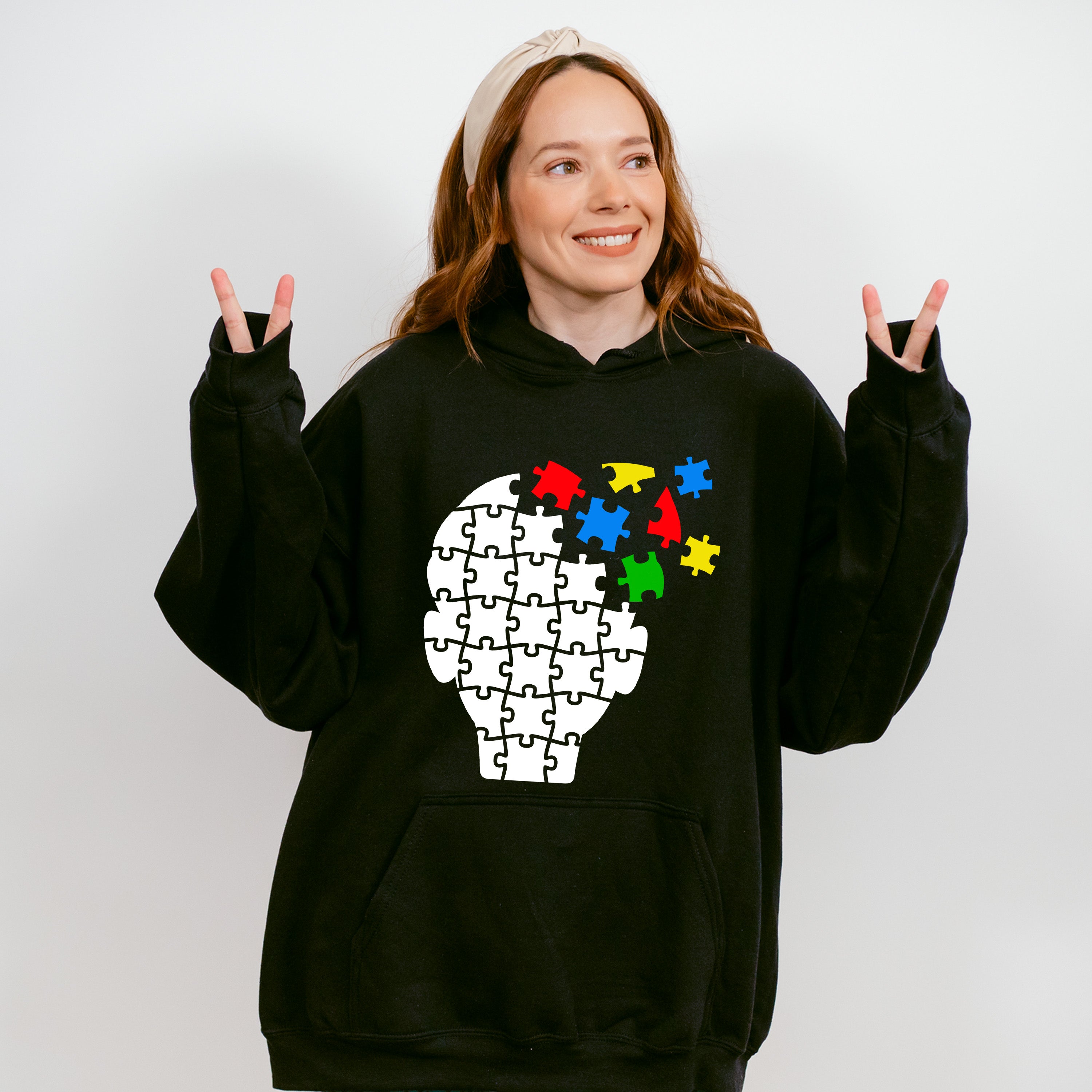 Autism Head, Autism Theme T-shirt, Hoodie, Sweatshirt