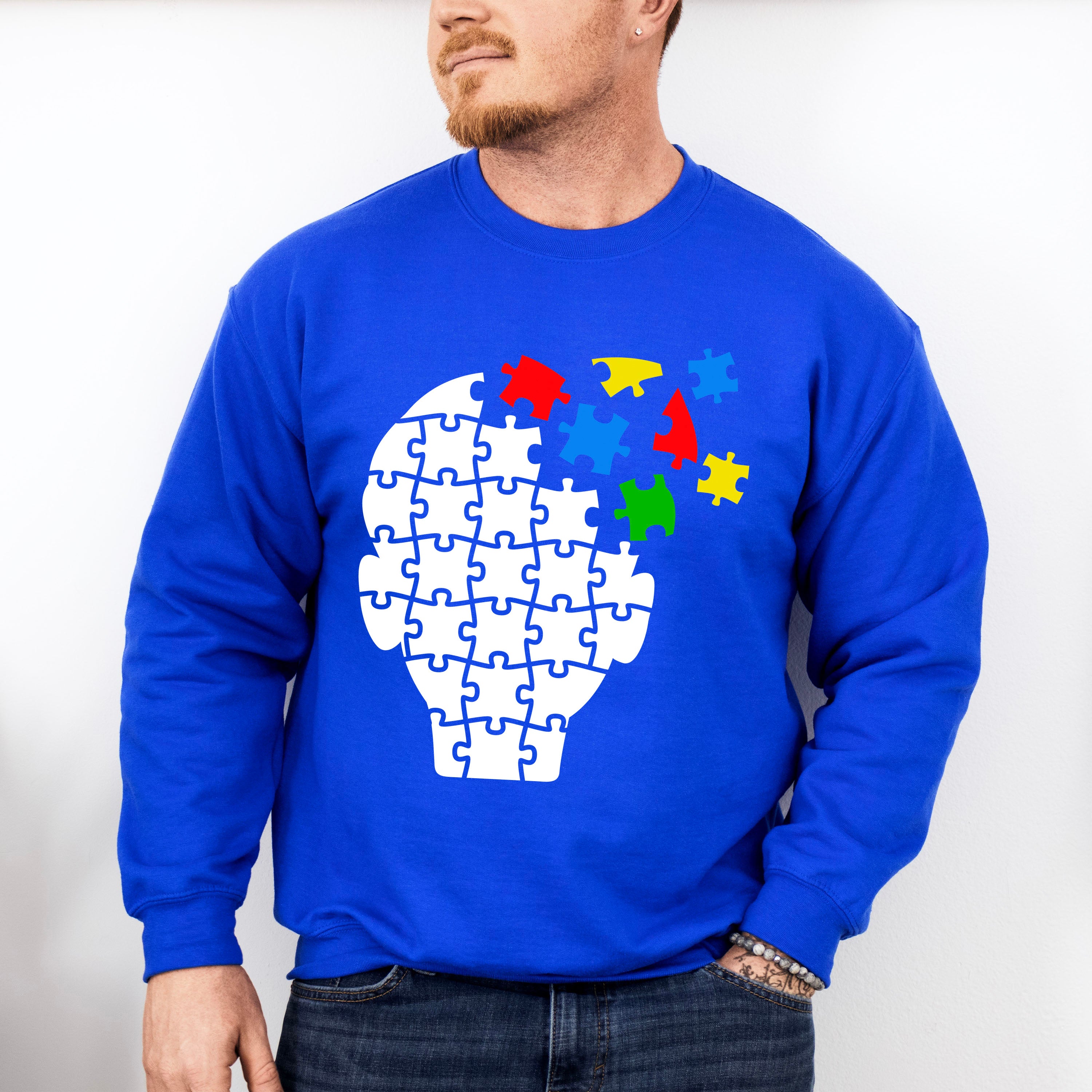 Autism Head, Autism Theme T-shirt, Hoodie, Sweatshirt