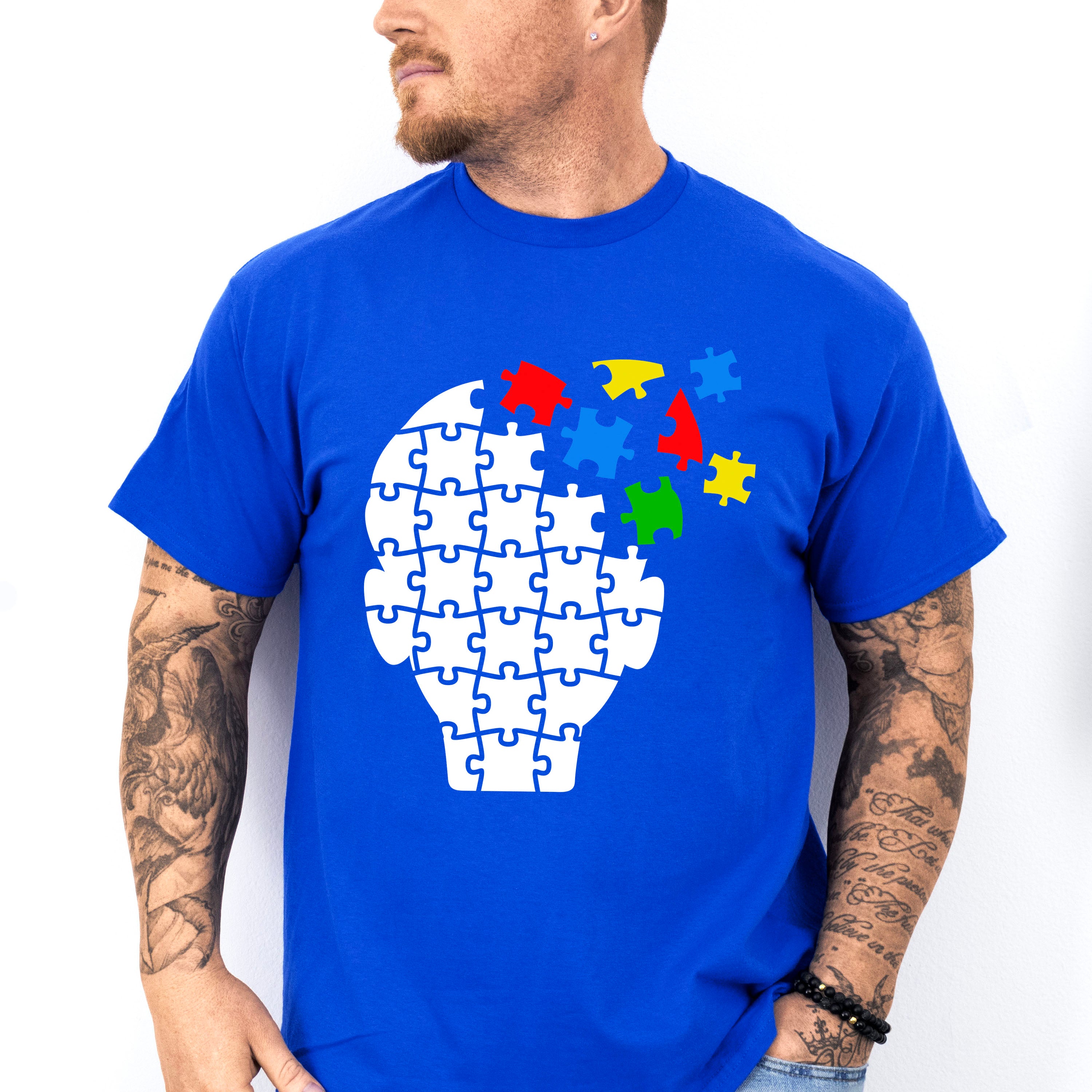 Autism Head, Autism Theme T-shirt, Hoodie, Sweatshirt