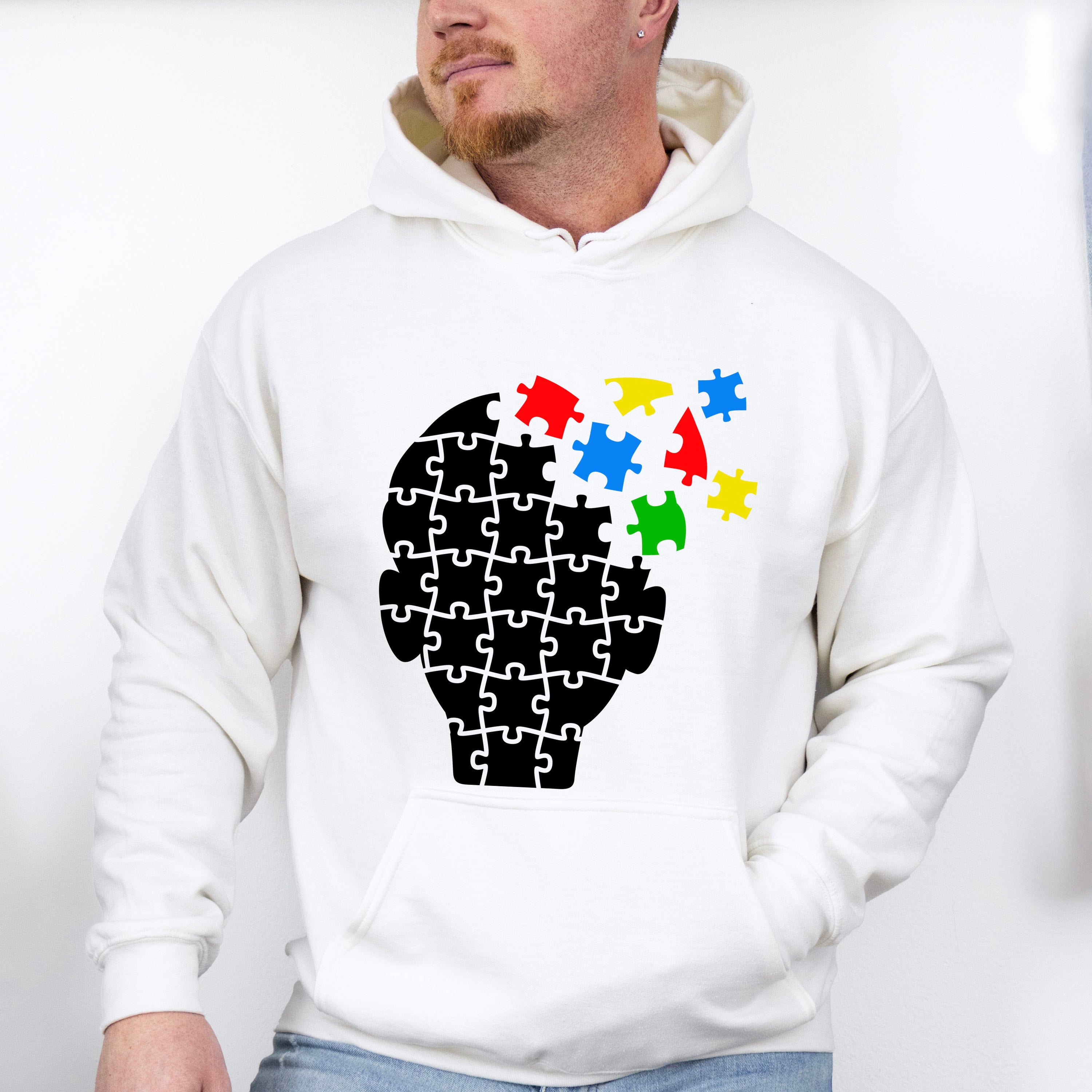 Autism Head, Autism Theme T-shirt, Hoodie, Sweatshirt