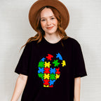 Autism Head, Autism Theme T-shirt, Hoodie, Sweatshirt