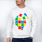 Autism Head, Autism Theme T-shirt, Hoodie, Sweatshirt