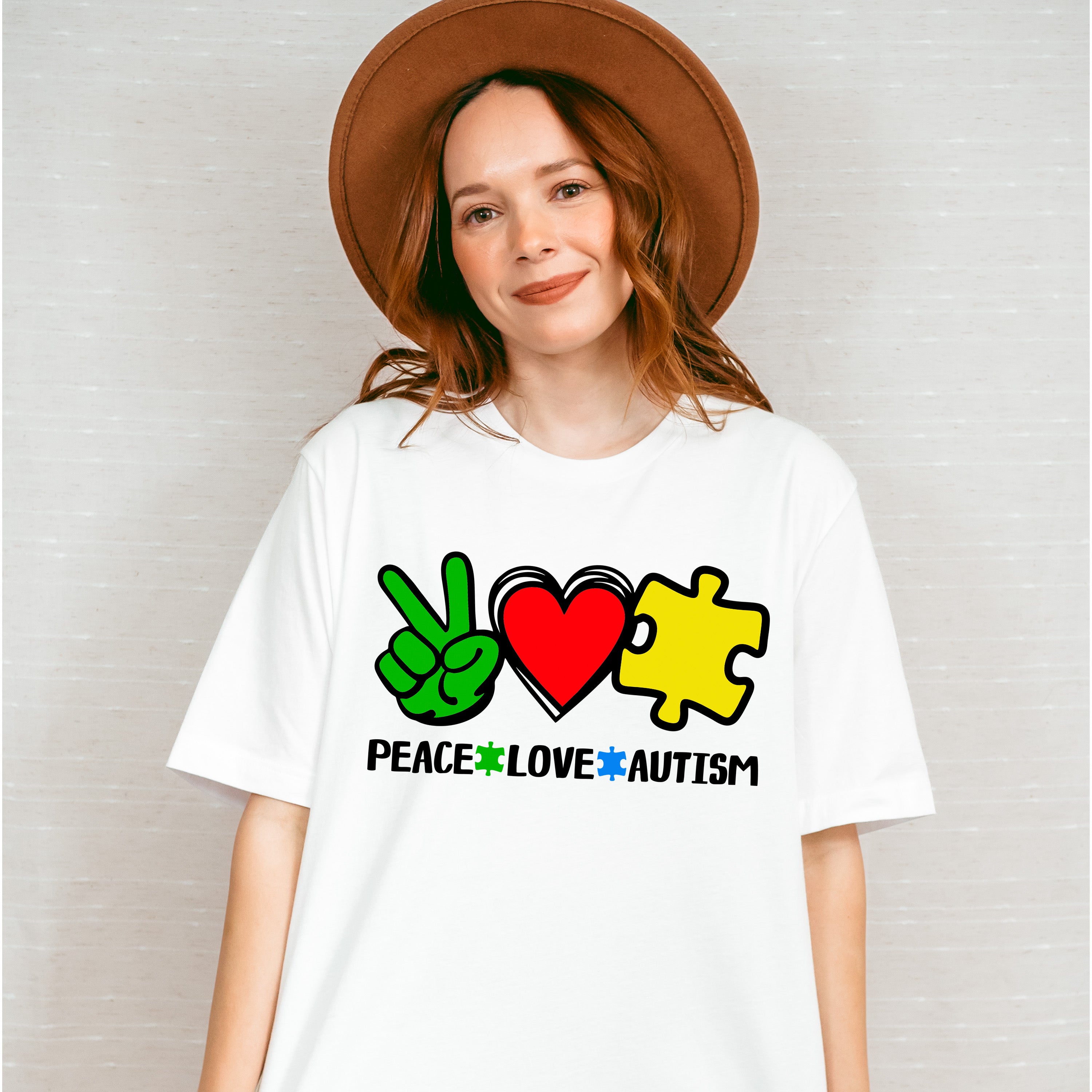 Peace Love Autism, Autism Theme T-shirt, Hoodie, Sweatshirt