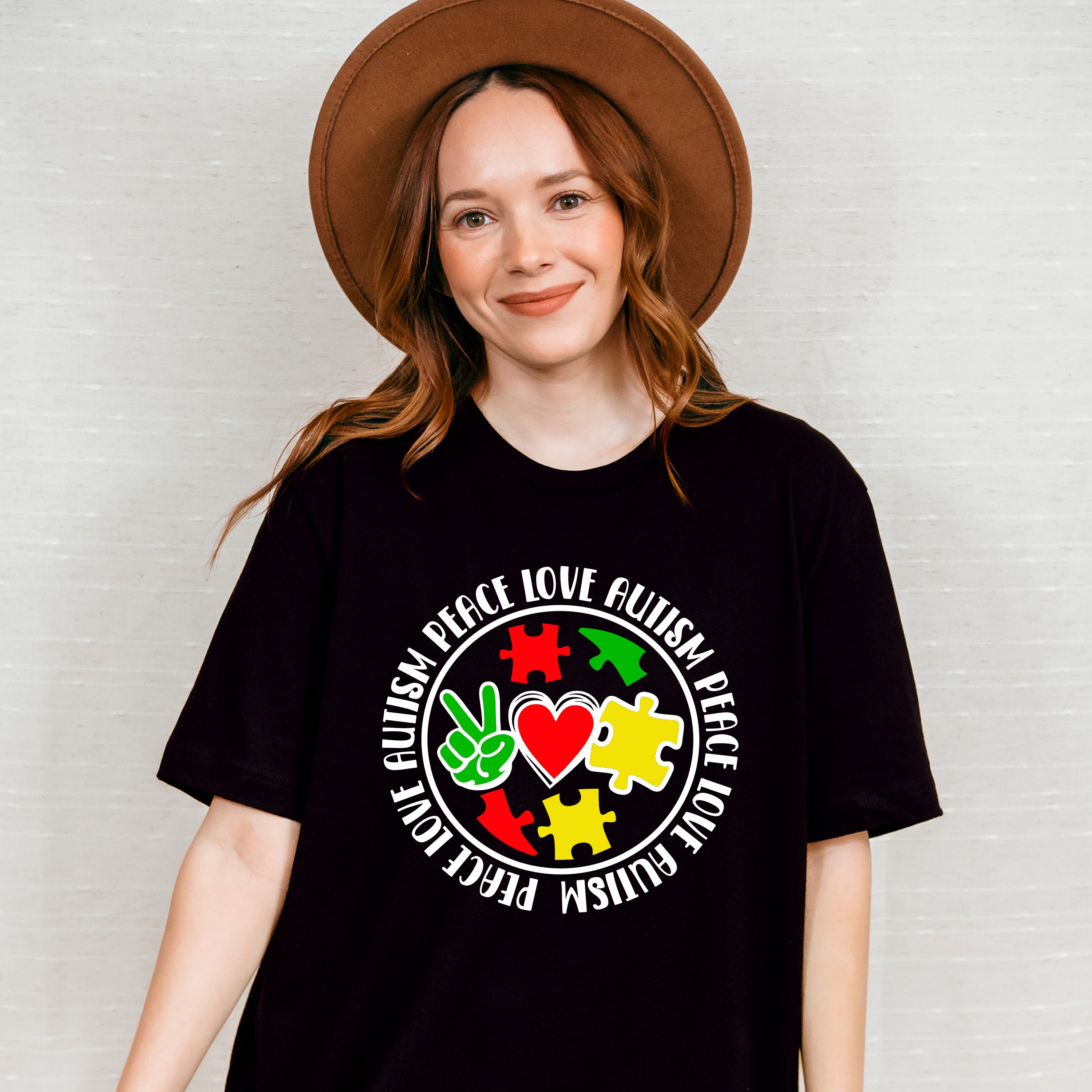 Peace Love Autism, Autism Theme T-shirt, Hoodie, Sweatshirt