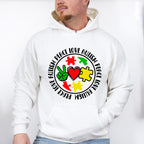 Peace Love Autism, Autism Theme T-shirt, Hoodie, Sweatshirt