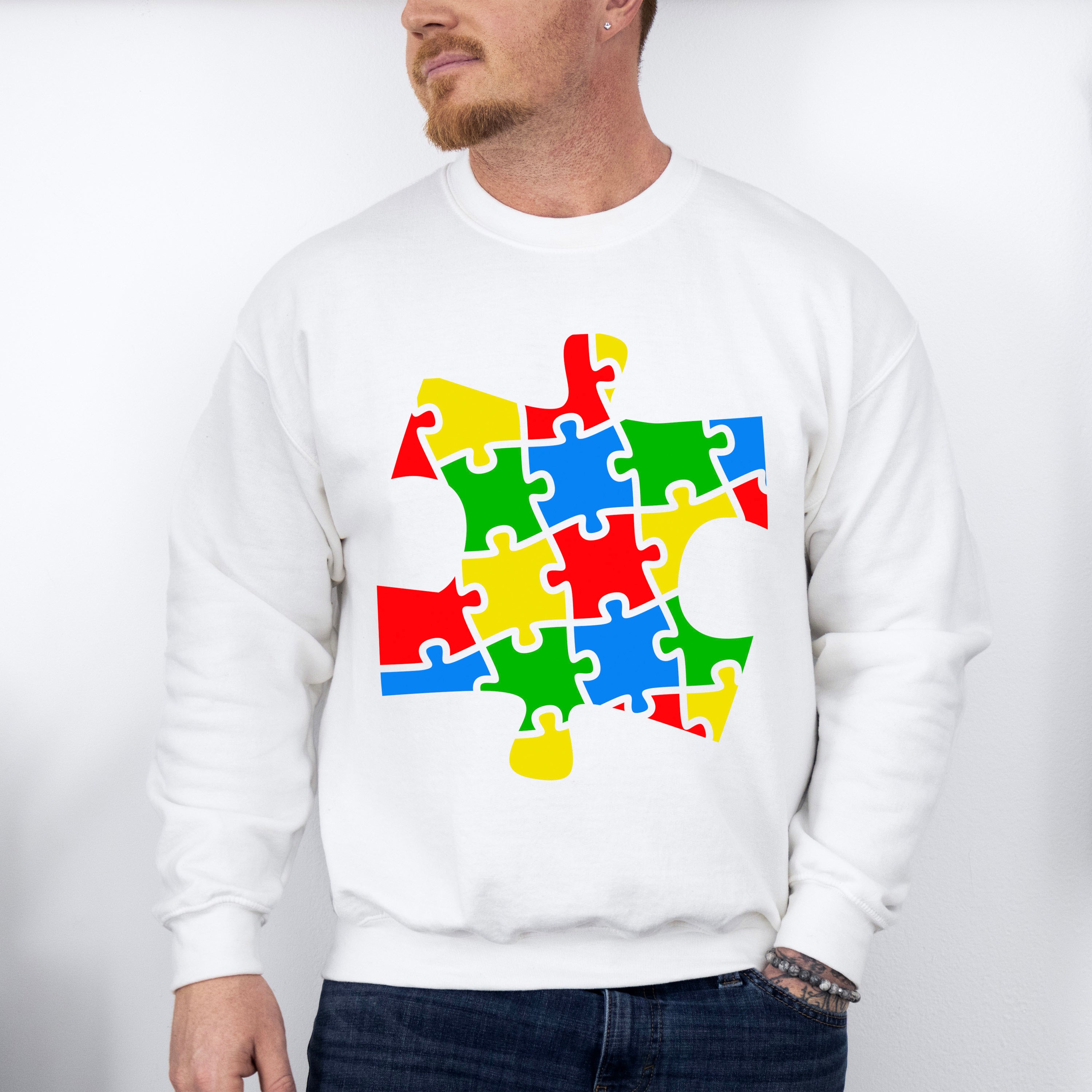 Autism Puzzle Piece, Autism Theme T-shirt, Hoodie, Sweatshirt